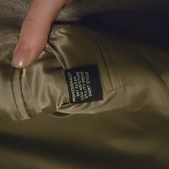 Jos. A. Bank Suit Coat pleated sport coat Jacket Blazer Silk Camel Djerf Avenue - Picture 8 of 14